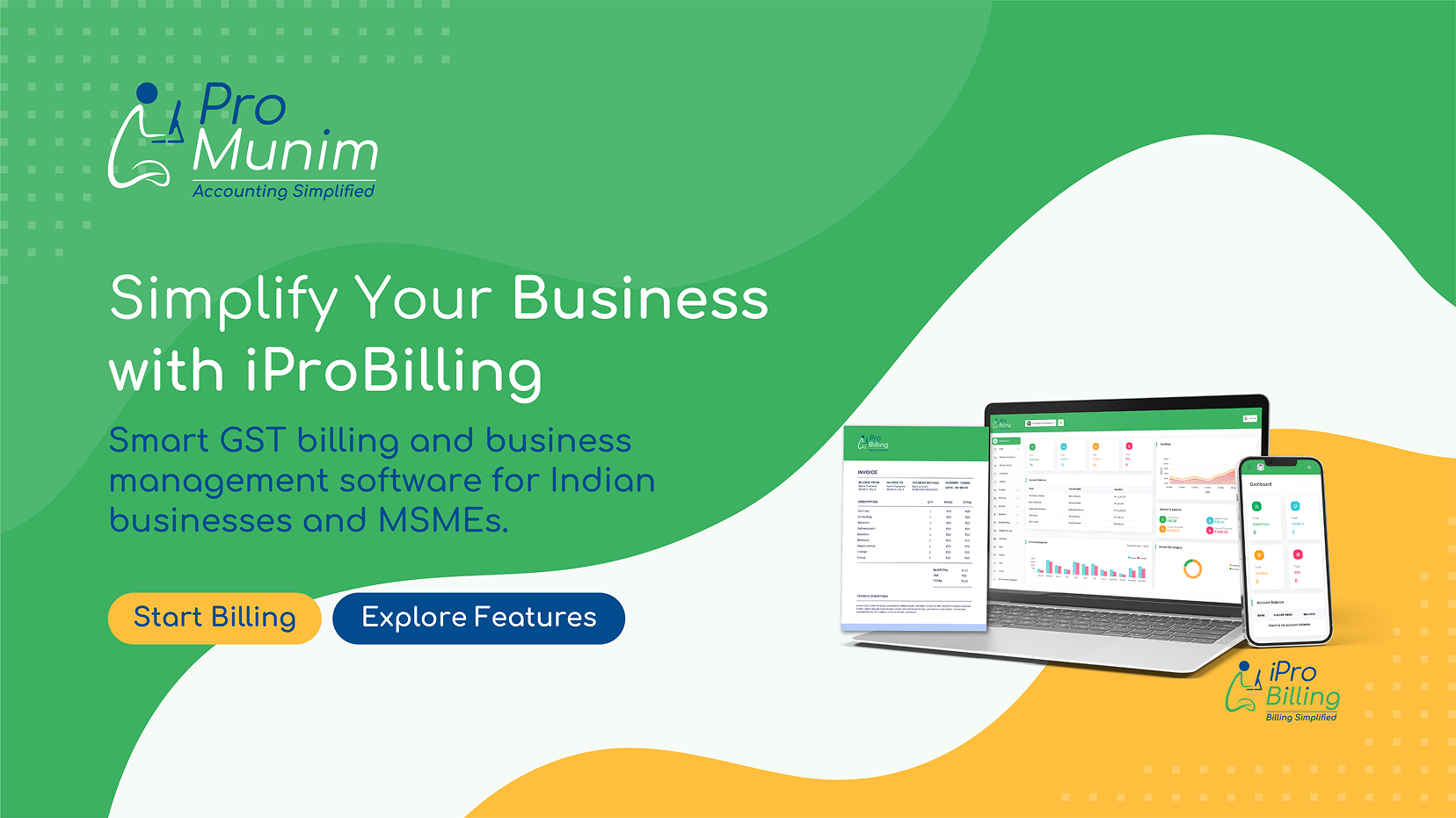 Explore iProBilling with ProMunim for Smart Business Management solution in pune