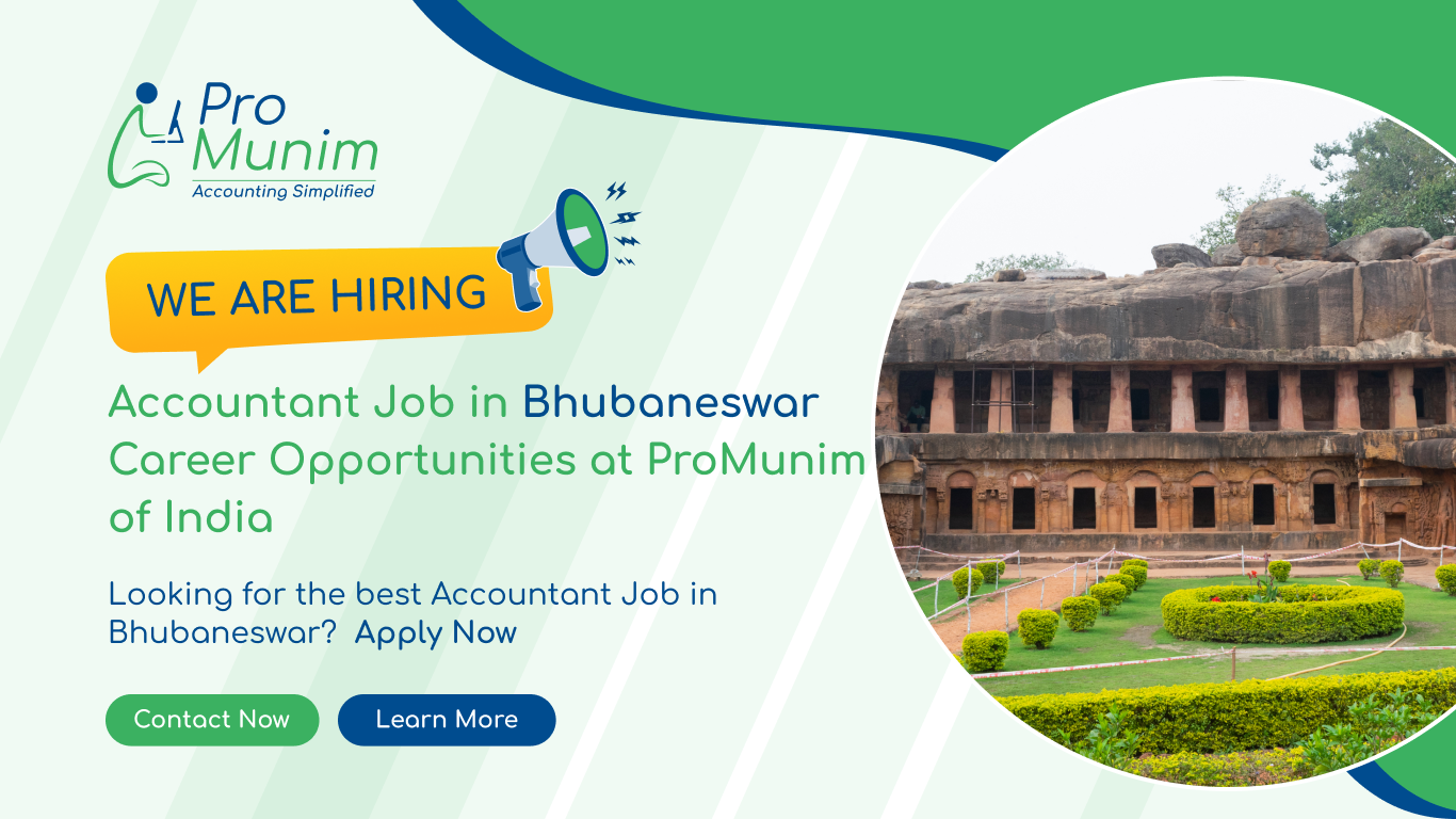 Accountant Job in Bhubaneswar – Latest Accounting & Finance Career Opportunities at ProMunim